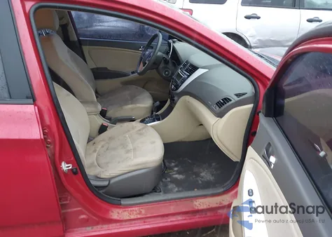 2013 Hyundai Accent Gls z USA, uszkodzony, nr VIN KMHCU4AE4DU490309